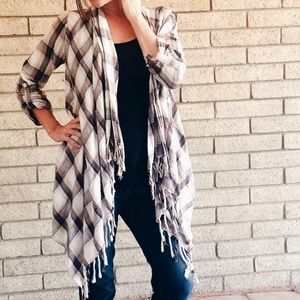 Flannel Cardigan